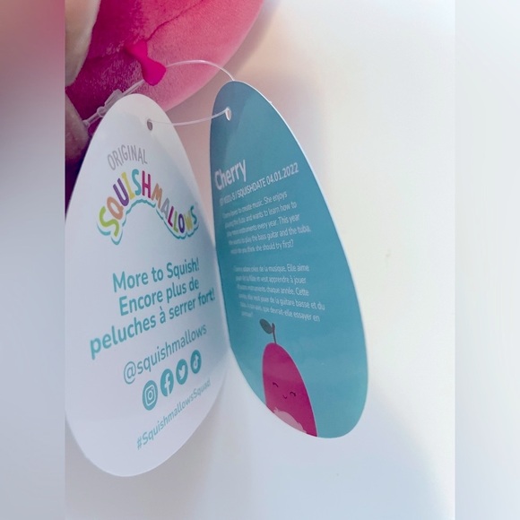 Squishmallows 10” Cherry The Cherry Plush - NWT - Picture 5 of 8